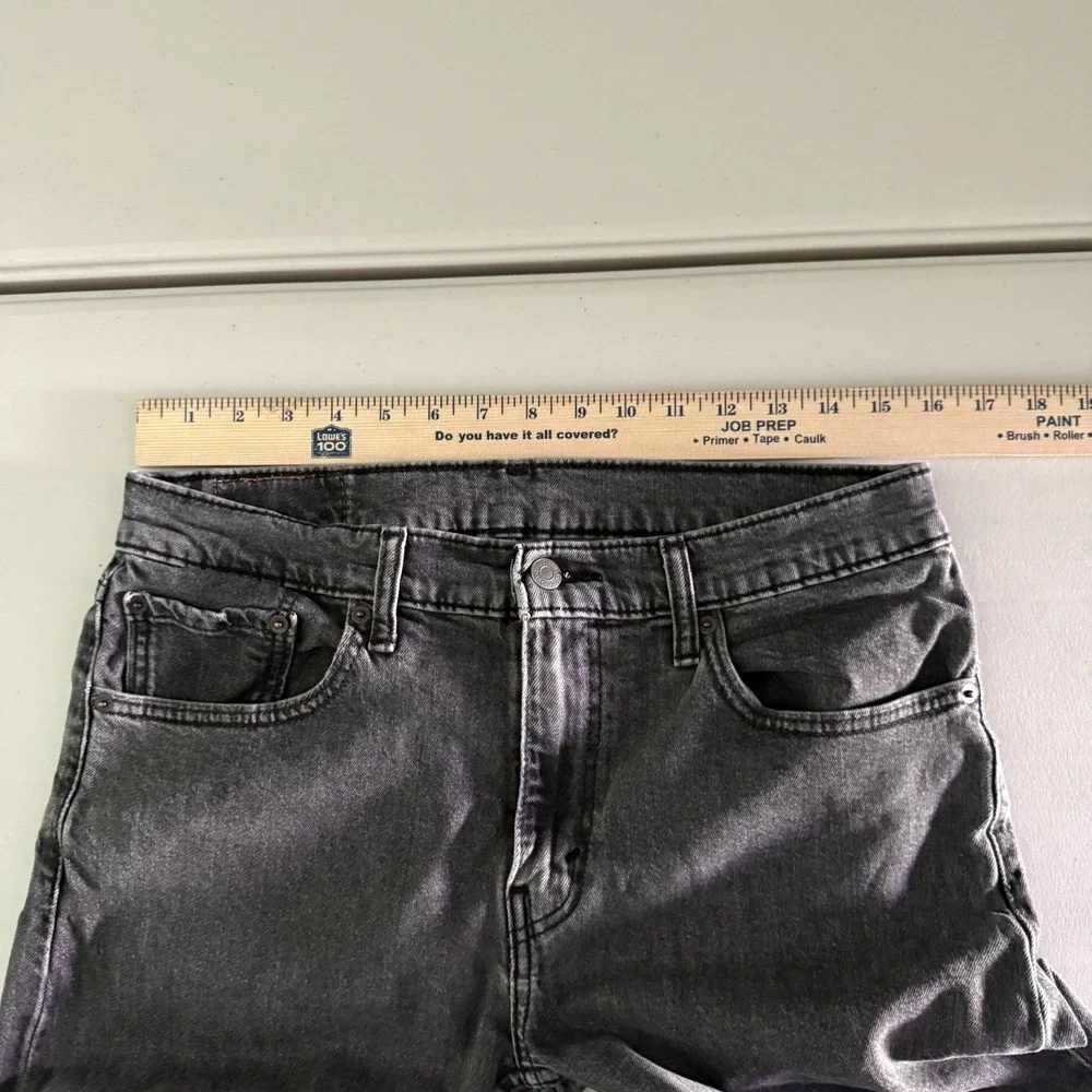 Levi's Jeans Men 33x30 Black 512‎ Slim Taper Fit Denim Classic Casual Everyday
